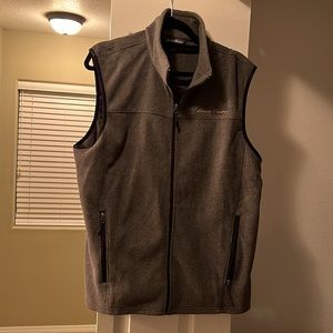 Men’s Eddie Bauer fleece vest. Like new!